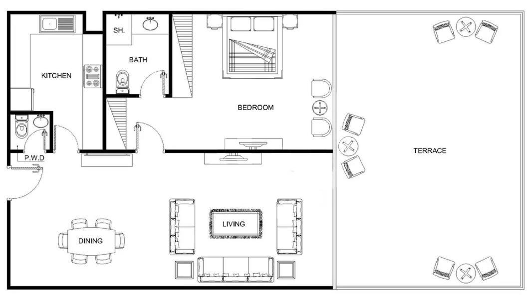 Lux - Opulent Island Suite 3 Дубай Екстериор снимка